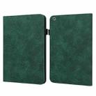 Lace Flower Embossing Pattern Horizontal Flip Leather Case with Holder & Card Slots & Wallet & Photo Frame & Sleep / Wake-up Function For iPad mini  2019 / 4 / 3 / 2 / 1(Green) - 1