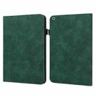 Lace Flower Embossing Pattern Horizontal Flip Leather Case with Holder & Card Slots & Wallet & Photo Frame & Sleep / Wake-up Function For iPad Pro 10.5 2017 / 10.2 2019(Green) - 1