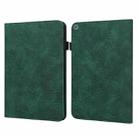 Lace Flower Embossing Pattern Horizontal Flip Leather Case with Holder & Card Slots & Wallet & Photo Frame & Sleep / Wake-up Function For Amazon Kindle Fire HD 10 2019 / 2018 / 2017 / 2016(Green) - 1