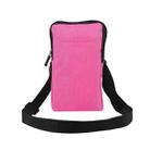 Universal Fashion Waterproof Casual Mobile Phone Waist Diagonal Bag For 6.7-6.9 inch Phones(Rose Red) - 1