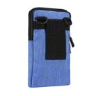 Universal Fashion Waterproof Casual Mobile Phone Waist Diagonal Bag For 7.2 inch and Below Phones(Blue) - 3