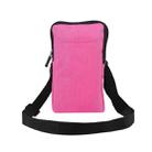 Universal Fashion Waterproof Casual Mobile Phone Waist Diagonal Bag For 7.2 inch and Below Phones(Rose Red) - 1