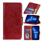 For iPhone 13 Pro Max Nappa Texture Horizontal Flip Leather Case with Holder & Card Slots & Wallet (Red) - 1