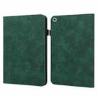 For Lenovo M10 FHD REL Lace Flower Embossing Pattern Horizontal Flip Leather Case with Holder & Card Slots & Wallet & Photo Frame(Green) - 1