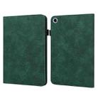 For Lenovo Tab M10 HD Gen 2 Lace Flower Embossing Pattern Horizontal Flip Leather Case with Holder & Card Slots & Wallet & Photo Frame(Green) - 1