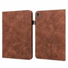 For Lenovo Tab P11 2020 11 inch TB-J606F/J606X Lace Flower Embossing Pattern Horizontal Flip Leather Case with Holder & Card Slots & Wallet & Photo Frame(Brown) - 1