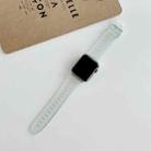 Discoloration in Light TPU Watch Band For Apple Watch Ultra 49mm / Series 8&7 45mm / SE 2&6&SE&5&4 44mm / 3&2&1 42mm(Light Blue) - 1