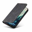 For Xiaomi Mi 11 Skin-feel Calfskin Texture Magnetic Dual-Fold Horizontal Flip Leather Case with Holder & Card Slots & Wallet(Black) - 1