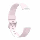 xDfind For Fitbit Luxe Silicone Color Buckle Watch Band, Size:S(Khaki) - 3
