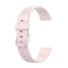 For Fitbit Luxe Silicone Color Buckle Watch Band, Size:L(Khaki) - 1