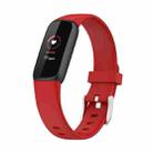 For Fitbit Luxe Silicone Watch Band, Size:S(Red) - 1
