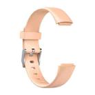 For Fitbit Luxe xDFind Silicone Watch Band, Size:S(Sand Pink) - 3