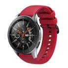 For Huawei Watch 3 / 3 Pro Silicone Watch Band(Dark Red) - 1