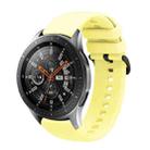 For Huawei Watch 3 / 3 Pro Silicone Watch Band(Yellow) - 1