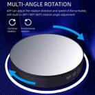Intelligent APP Screen Display Electric Rotating Turntable Mirror Display Stand Live Broadcast Video Shooting Props Turntable(White Light) - 5