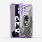 For Samsung Galaxy A32 5G PC + TPU Shockproof Protective Case with Metal Ring Holder(Purple) - 1