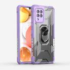 For Samsung Galaxy A42 5G PC + TPU Shockproof Protective Case with Metal Ring Holder(Purple) - 1