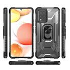 For Samsung Galaxy M42 5G PC + TPU Shockproof Protective Case with Metal Ring Holder(Black) - 2
