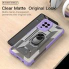 For Samsung Galaxy M42 5G PC + TPU Shockproof Protective Case with Metal Ring Holder(Purple) - 4