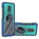 For Xiaomi Redmi Note 9S / Redmi Note 9 Pro / Redmi Note 9 Pro Max Starry Sky Solid Color Series Shockproof PC + TPU Protective Case with Ring Holder & Magnetic Function(Blue) - 1