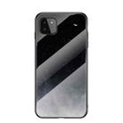 For Samsung Galaxy A22 Starry Sky Painted Tempered Glass TPU Shockproof Protective Case(Star Crescent Moon) - 1