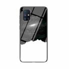 For Samsung Galaxy M31S Starry Sky Painted Tempered Glass TPU Shockproof Protective Case(Cosmic Starry Sky) - 1