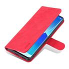 For OPPO Reno6 Pro 5G AZNS Skin Feel Calf Texture Horizontal Flip Leather Case with Card Slots & Holder & Wallet(Red) - 4