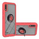 For LG K22 / K22+ Starry Sky Solid Color Series Shockproof PC + TPU Protective Case with Ring Holder & Magnetic Function(Red) - 1