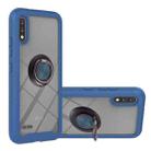 For LG K22 / K22+ Starry Sky Solid Color Series Shockproof PC + TPU Protective Case with Ring Holder & Magnetic Function(Blue) - 1