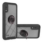 For LG K22 / K22+ Starry Sky Solid Color Series Shockproof PC + TPU Protective Case with Ring Holder & Magnetic Function(Black) - 1