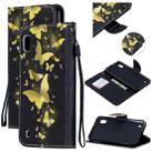 For Samsung Galaxy A10 Colored Drawing Pattern Cross Texture Horizontal Flip PU Leather Case with Holder & Card Slots & Wallet(A Bunch of Butterflies) - 1