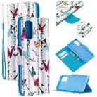 For Samsung Galaxy S20 Colored Drawing Pattern Cross Texture Horizontal Flip PU Leather Case with Holder & Card Slots & Wallet(Butterfly Tree) - 1