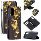 For Samsung Galaxy S20 Colored Drawing Pattern Cross Texture Horizontal Flip PU Leather Case with Holder & Card Slots & Wallet(A Bunch of Butterflies) - 1