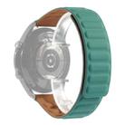 For Huawei Watch 3 / 3 Pro Silicone Magnetic Watch Band(Peacock Green) - 1