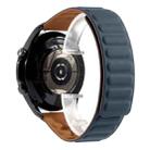 For Huawei Watch 3 / 3 Pro Silicone Magnetic Watch Band(Dark Blue) - 1