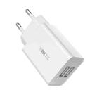 WK WP-U56 2A Dual USB Fast Charging Travel Charger Power Adapter, EU Plug - 1