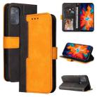 For Motorola Moto G50 Business Stitching-Color Horizontal Flip PU Leather Case with Holder & Card Slots & Photo Frame(Orange) - 1