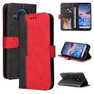 For Nokia G10 / G20 Business Stitching-Color Horizontal Flip PU Leather Case with Holder & Card Slots & Photo Frame(Red) - 1