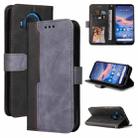 For Nokia G10 / G20 Business Stitching-Color Horizontal Flip PU Leather Case with Holder & Card Slots & Photo Frame(Grey) - 1