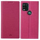 For Motorola Moto G Stylus 5G ViLi DMX Series Shockproof TPU + PU Leather Magnetic Attraction Horizontal Flip Case with Card Slot & Holder(Rose Red) - 1