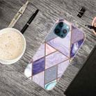 For iPhone 13 Pro Max B Series Marble Pattern TPU Protective Case (GK-A17) - 1