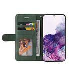 For Samsung Galaxy S20 Dual-color Splicing Horizontal Flip PU Leather Case with Holder & Card Slots & Wallet(Green) - 4