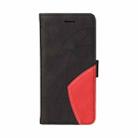 For Samsung Galaxy S20+ Dual-color Splicing Horizontal Flip PU Leather Case with Holder & Card Slots & Wallet(Black) - 2
