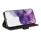 For Samsung Galaxy S20+ Dual-color Splicing Horizontal Flip PU Leather Case with Holder & Card Slots & Wallet(Black) - 6