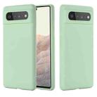 For Google Pixel 6 Pure Color Liquid Silicone Shockproof Full Coverage Case(Green) - 1