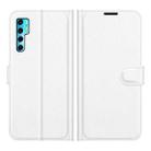 For TCL 20 Pro 5G Litchi Texture Horizontal Flip Protective Case with Holder & Card Slots & Wallet(White) - 1