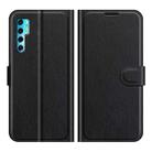 For TCL 20 Pro 5G Litchi Texture Horizontal Flip Protective Case with Holder & Card Slots & Wallet(Black) - 1
