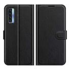 For TCL 20S / 20 5G / 20L Litchi Texture Horizontal Flip Protective Case with Holder & Card Slots & Wallet(Black) - 1