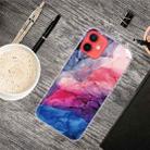 For iPhone 13 mini Abstract Marble Pattern TPU Protective Case (Abstract Red) - 1