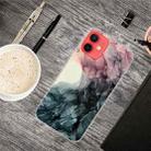 For iPhone 13 Abstract Marble Pattern TPU Protective Case(Abstract Black) - 1